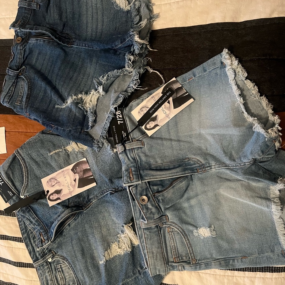 Kendall & Kylie Denim Shorts Trio